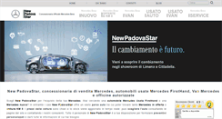 Desktop Screenshot of padovastar.it