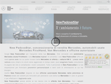 Tablet Screenshot of padovastar.it